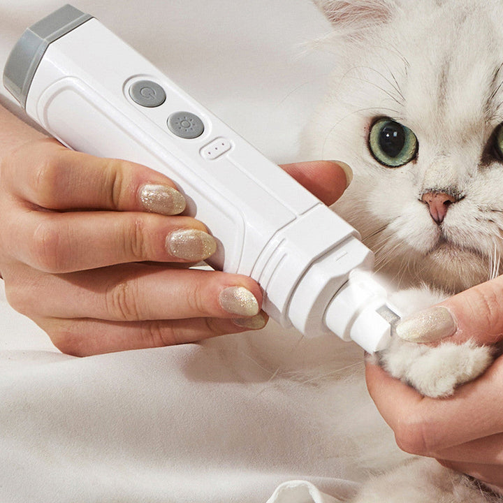 Transform Your Pet Grooming Experience with the Pet Nail Piercing Double Lamp Automatic Trimmer Tool